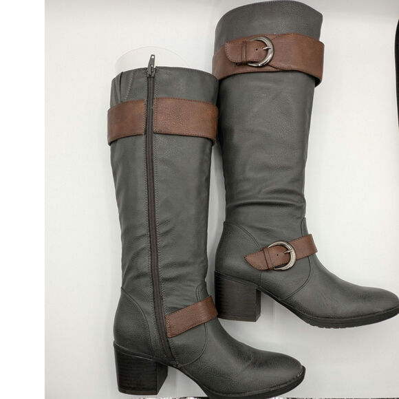 Natural Soul Riding Boot 6M Naturalizer Zahara Faux Leather Vegan - Picture 3 of 10